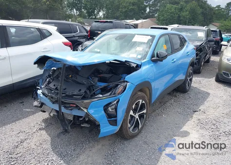 2024 Chevrolet Trax Fwd 1Rs из США, поврежденный, VIN KL77LGE26RC060575